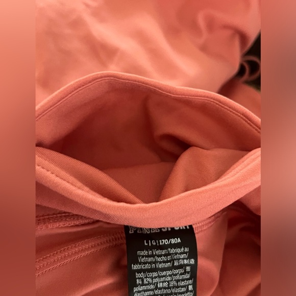 PINK LIKE NEW Leggings - Peach - Size Large - Picture 4 of 5